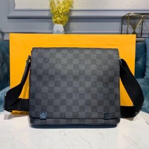 Louis Vuitton District PM Damier Graphite Canvas For Men, Men's Bags, Shoulder And Crossbody Bags 9.8in/25cm LV N41028
