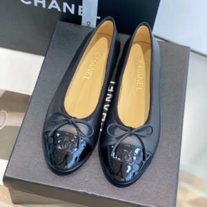 Chanel Ballet Flats Black For Women G02819 Y01552 94305
