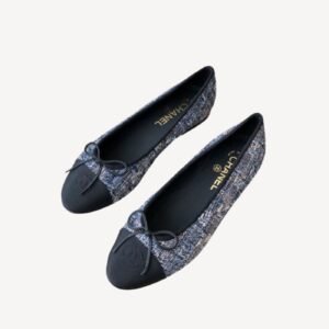 Chanel Ballet Flats Blue For Women