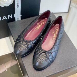 Chanel Ballet Flats Black For Women