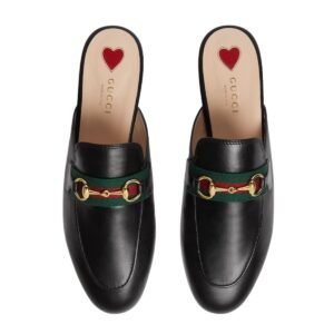 Gucci Women's Princetown Slipper Black For Women GG ‎629084 CQXM0 1060