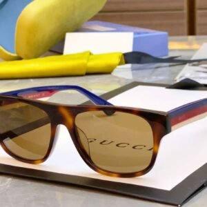 Gucci Square Frame Sunglasses Brown For Women