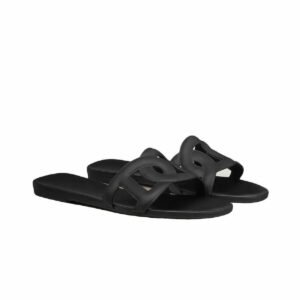 Hermes Aloha Sandal Black For Women, Women's Shoes H201157Z 02340