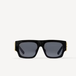 Louis Vuitton Link Square Sunglasses Black For Women Z1478W