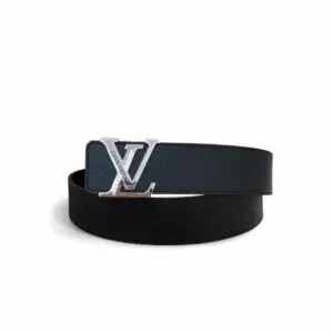 Louis Vuitton Initiales Reversible Belt with Silver Hardware for Women