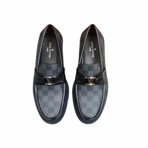 Louis Vuitton Monte Carlo Moccasin in Black Damier Canvas for Men