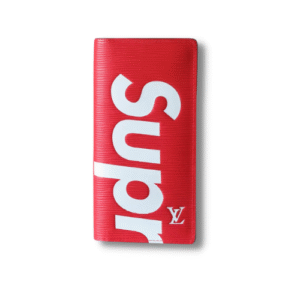 Louis Vuitton x Supreme Brazza Wallet Red For Men 7.5in/19cm