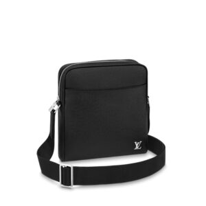 Louis Vuitton Alex Messenger BB Taiga Black For Men, Men's Bags, Shoulder And Crossbody Bags 9.8in/25cm LV M30265
