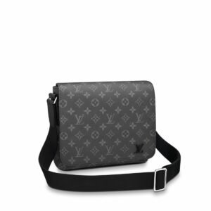 Louis Vuitton District MM Monogram Eclipse Canvas For Men, Men's Bags, Shoulder And Crossbody Bags 12.2in/31cm LV M44001