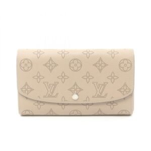 Louis Vuitton Iris Wallet Monogram Canvas Greige For Women, Women's Wallet 19cm LV M60144