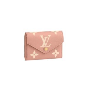 Louis Vuitton Victorine Wallet Monogram Empreinte Pink For Women 4.7in/12cm M81728