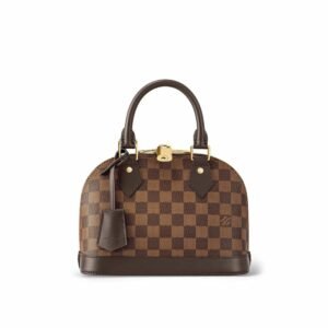 Louis Vuitton Alma BB Damier Ebene Canvas For Women, Women’s Handbags, Shoulder And Crossbody Bags 9.3in/23.5cm LV N41221