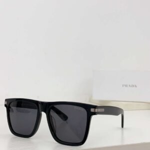 Prada Ombre Square Sunglasses Black For Women