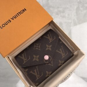 Louis Vuitton Monogram Wallet 12cm Brown