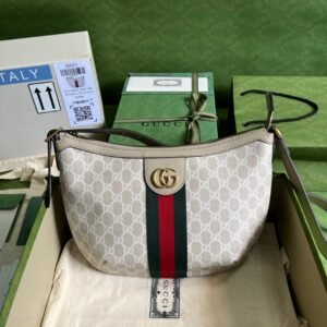 Gucci Ophidia GG Small Shoulder Bag Beige For Women, Women's Bags 11.8in/30cm GG 598125 UULAT 9682