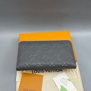 Louis Vuitton Zippy Wallet Monogram Embossed Light Brown For Women 8.1in/20cm