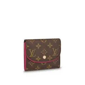 Louis Vuitton Ariane Wallet Monogram Canvas Fuchisa For Women, Women's Wallet 12cm LV M62036