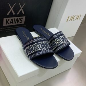 Christian Dior Women's Dway Slide Blue For Women CD KCQ166ERC_S56B