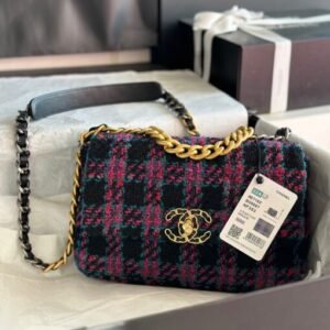 Chanel Mini Flap Bag Purple For Women 5.5in/14cm AS3572