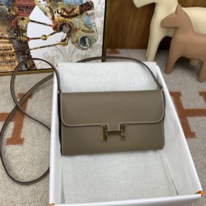 Hermes Constance Long Togo Wallet Brown, Gold Toned Hardware Bag For Women, Women's Handbags, Shoulder Bags 8.1in/21cm