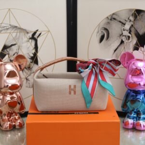 Hermes Bride A Brac Case Grey Bag For Women, Women's Handbags, Shoulder Bags 9.8in/25cm