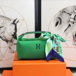 Hermes Bride A Brac Case Green Bag For Women, Women's Handbags, Shoulder Bags 9.8in/25cm