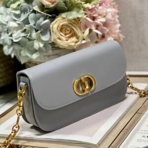 Christian Dior 30 Montaigne Avenue Bag Blue For Women 9 in/ 22.5cm M9260UMOA_M47G
