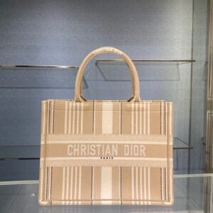 Christian Dior Medium Dior Book Tote Beige, For Women, Women’s Handbags 14in/36cm CD