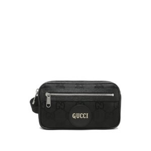 Gucci Gucci Off The Grid Belt Bag Black GG ECONYL® For Men  9.5in/24cm GG 631341 H9HBN 1000
