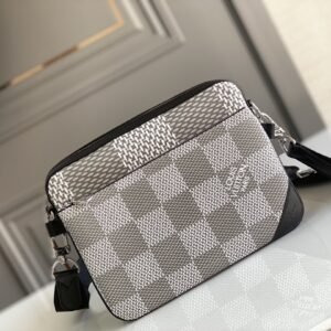Louis Vuitton Trio Messenger Damier Graphite Plaster For Men, Men’s Bags, Shoulder And Crossbody Bags 9.8in/25cm LV