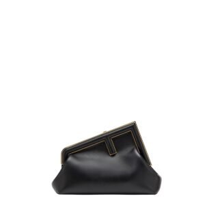 Fendi First Small Black For Women, Women's HandBags, Shoulder And Crossbody Bags 10.2in/26cm FF 8BP129ABVEF0KUR