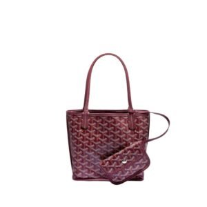 Goyard Anjou Mini Bag Burgundy For Women‎ 7.9in/20cm