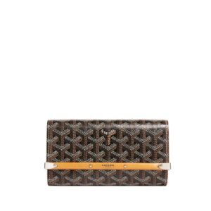 Goyard Monte-Carlo Mini Case Brown For Women‎ 7.5in/19cm