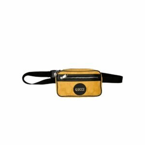 Gucci Gucci Off The Grid Belt Bag Yellow GG ECONYL® For Men  9.5in/24cm GG