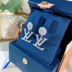 Louis Vuitton LV Iconic Twinkle Earrings Silver Tone For Women