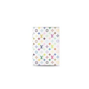 Louis Vuitton LV x TM Passport Cover Multicolore Blanc Wallet For Women 10cm/3.9in – M14178