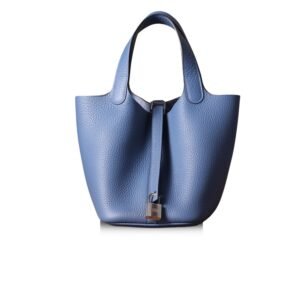 Hermes Picotin Lock 18 Blue Bag For Women, Women's Handbags 7.1in/18cm
