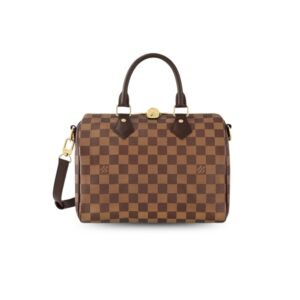 Louis Vuitton Speedy Bandouliere 25 Damier Ebene Canvas For Women, Women’s Handbags, Shoulder And Crossbody Bags 9.8in/25cm LV N40575