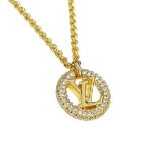Louis Vuitton Louise By Night Necklace Gold For Women