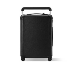 Louis Vuitton Horizon 55 Taiga Leather Suitcase Bag Black 15in/38cm M23260