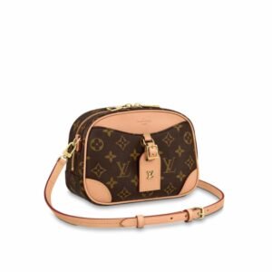 Louis Vuitton Deauville Mini Monogram Canvas By Nicolas Ghesquiere For Women, Women’s Handbags, Shoulder And Crossbody Bags 8.3in/22cm LV M45528