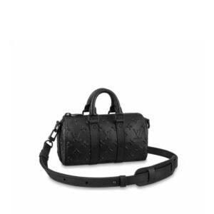 Louis Vuitton Keepall XS Monogram Seal Black For Women, Women’s Handbags, Shoulder And Crossbody Bags 8.3in/21cm LV M57960