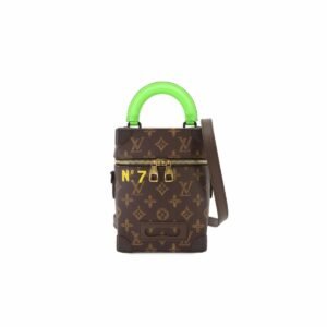 Louis Vuitton Vertical Box Trunk Monogram Canvas For Men, Men’s Bags, Shoulder And Crossbody Bags 8.7in/22cm LV M59664