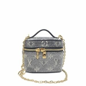 Louis Vuitton Micro Vanity Bag Silver Tone For Women 11cm/ 4.3 in
