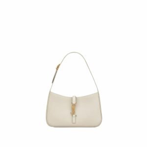 Saint Laurent LE 5 À 7 Hobo Bag White Material For Women 9in/23cm YSL 6572282R20W9207