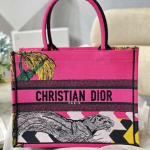 Christian Dior Medium Dior Book Tote Pink, For Women, Women’s Handbags 14in/36cm CD