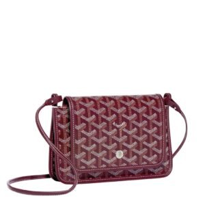 Goyard Plumet Pocket Wallet Burgundy For Women‎ 8.1in/20.5cm