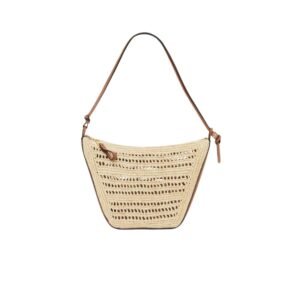 Loewe Mini Hammock Hobo Raffia Natural For Women 17cm/6.7in – A538G13X09