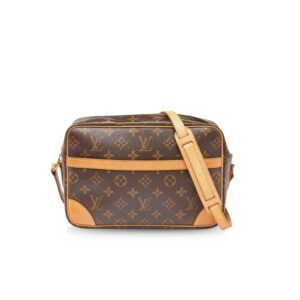 Louis Vuitton Monogram Trocadero 27 Shoulder Bag Pochette Brown For Women 11in/27cm