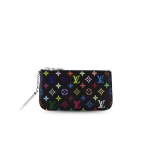 Louis Vuitton LV x TM Key Pouch Multicolore Noir For Women 4.7in/12cm M13664
